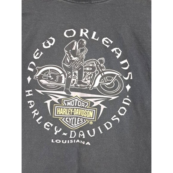 Harley-Davidson Mens 2010 New Orleans Graphic T-Shirt - Picture 4 of 6